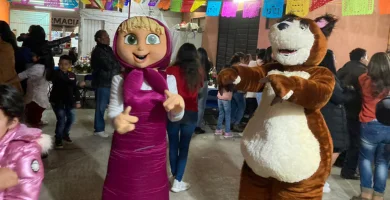 show de botargas masha y oso para fiestas infantiles