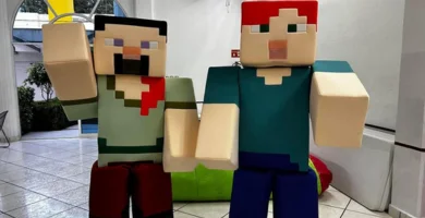 Show de botargas de Minecraft para fiestas infantiles